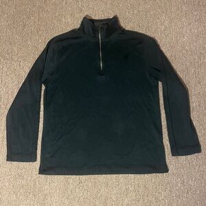 Black Large Banana Republic Quarter Zip Sweatshirt